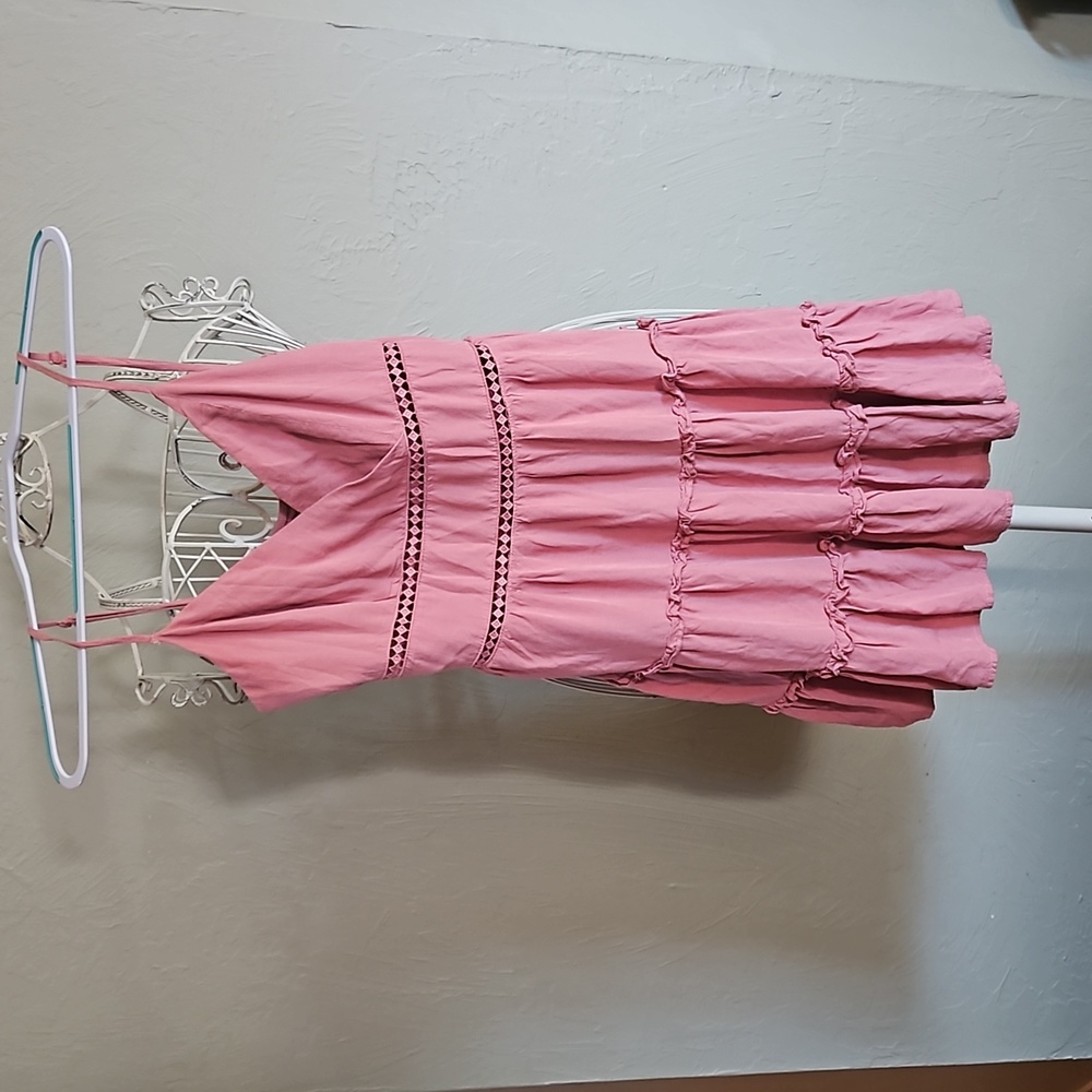 Pretty Coral Boho Dress